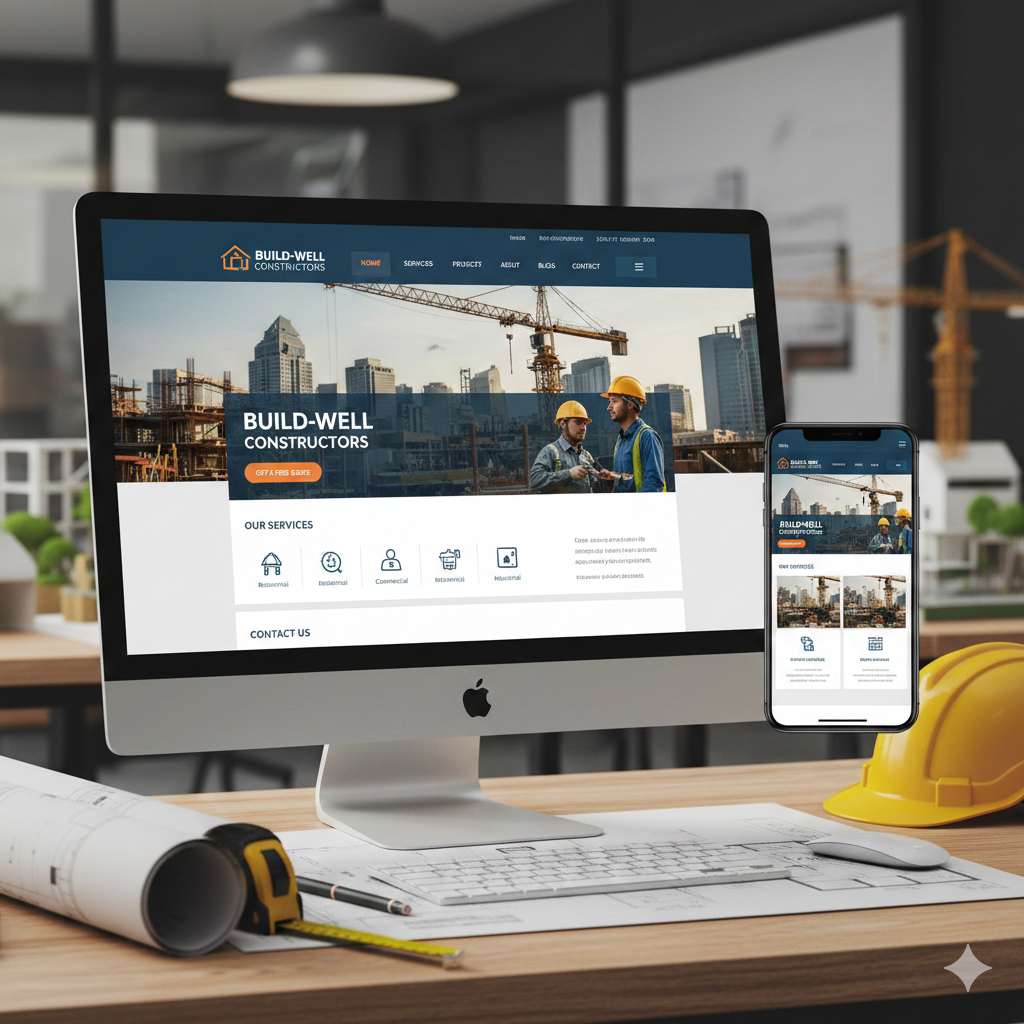 Construction-company-website-mobile-desktop